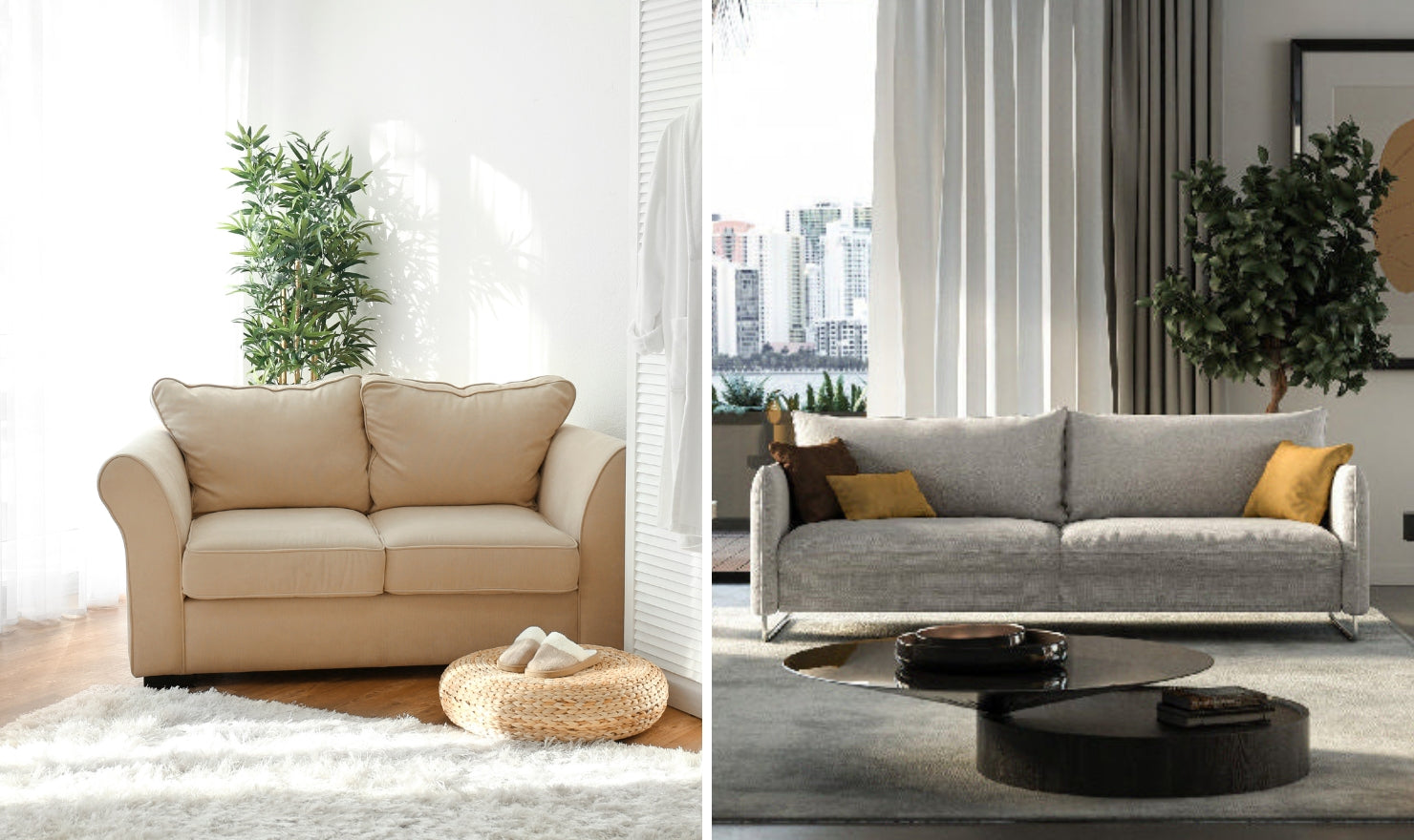 Leather Vs Fabric Sofa - Which One to Choose? | SofaBed – SOFABED