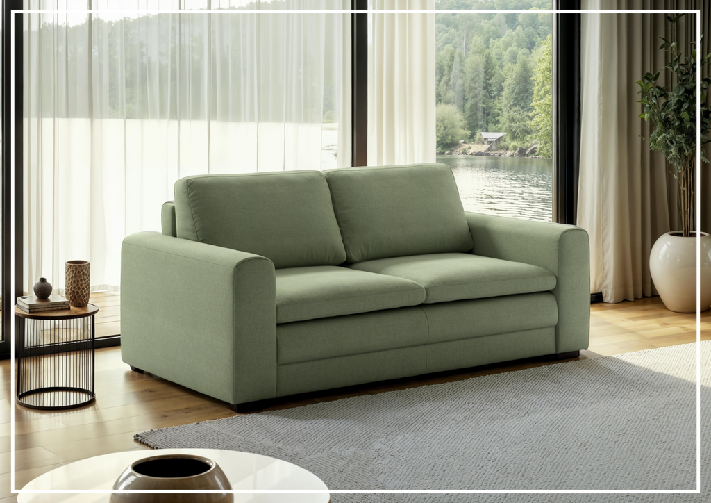 Cove Queen Sleeper with Pillow Top Plush Seating and On Touch Hybrid Deluxe Mechanism-SOFABED