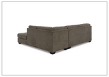 Gio Italia Marston Fabric 2-Piece Sleeper Sectional with Chaise In Light and Dark Color Options
