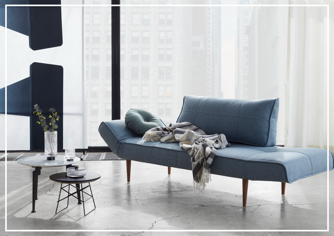 Innovation Living Zeal 2-Seater Fabric Sofa Daybed With Three Color Option-SOFABED