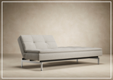 Innovation Living Dublexo 2-Seater Fabric Sofa Bed With Stainless Steel Legs-SOFABED