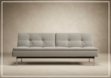 Innovation Living Dublexo 2-Seater Fabric Sofa Bed With Stainless Steel Legs-SOFABED
