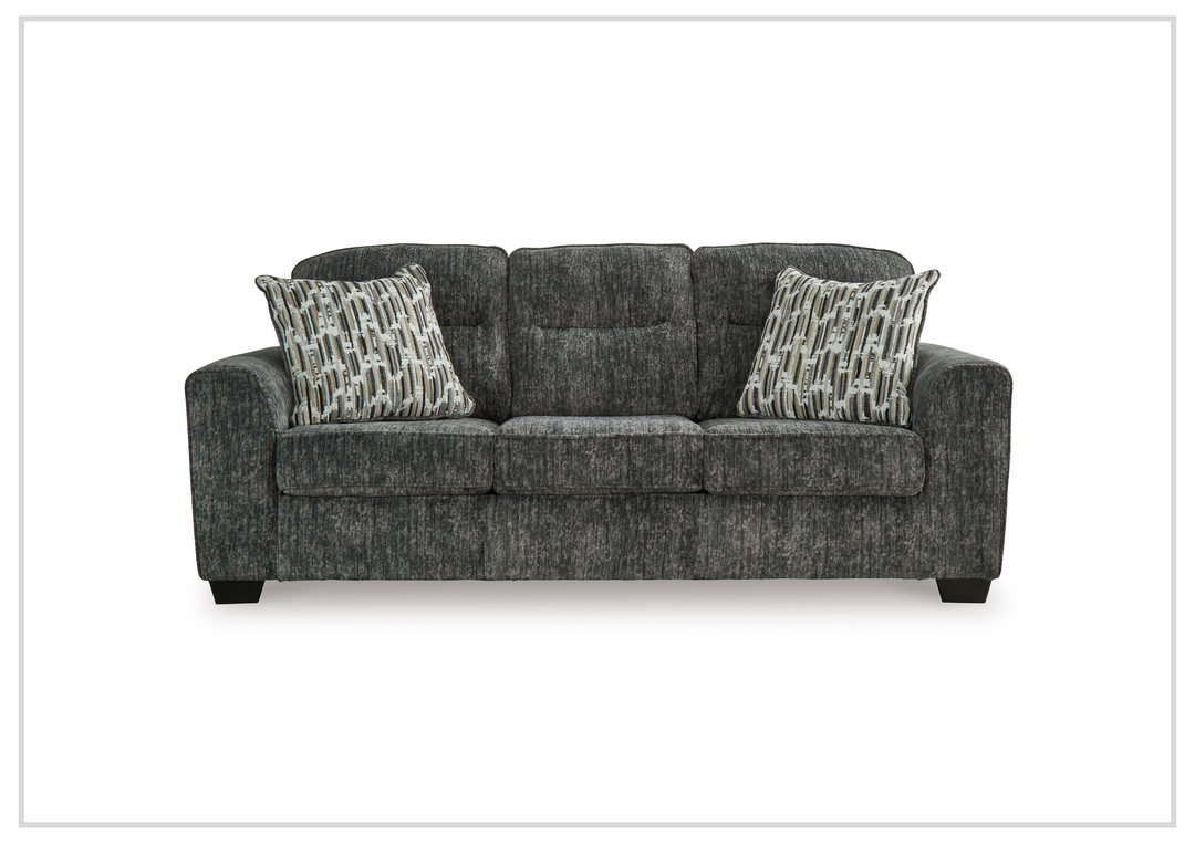Gio Italia Lucino Fabric Sofa in Gray