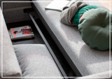 Innovation Living Tripi 2-Seater Fabric Sleeper Sofa-SOFABED
