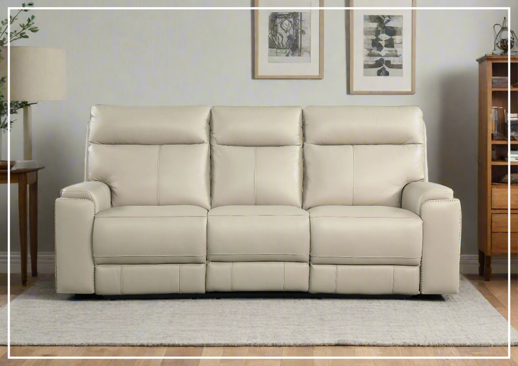 Gio Italia Bruna 3-Seater Leather Power Reclining Sofa