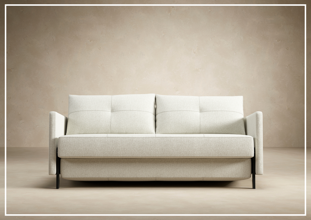 Innovation Living Cubed Fabric 2-Seater Queen Sized Sleeper Sofa