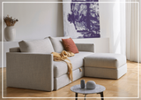Innovation Living Tripi 2-Seater Fabric Sleeper Sofa-SOFABED