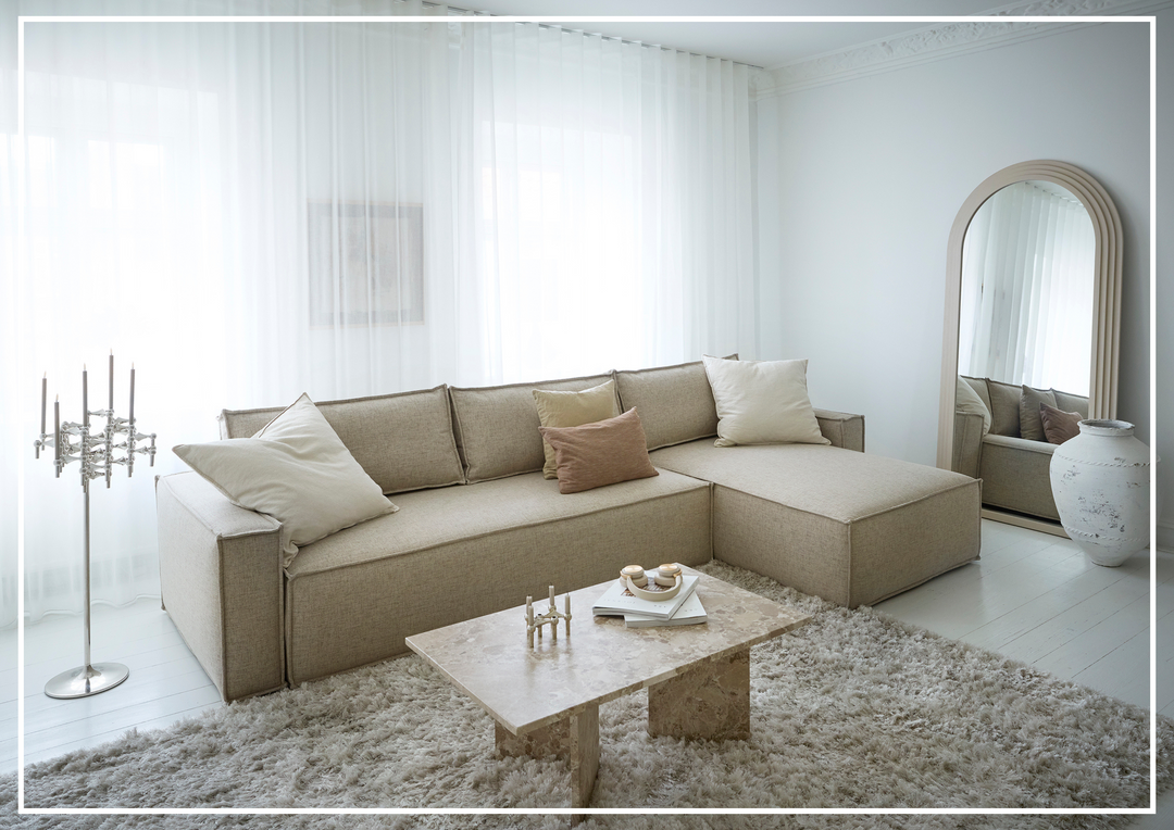 Innovation Living Newilla Fabric L-Shape Sectional Sleeper Sofa-sofabed.com