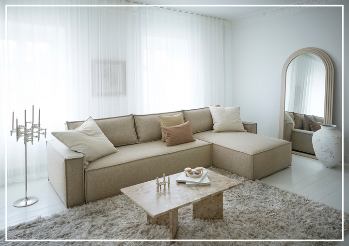 Innovation Living Newilla Fabric L-Shape Sectional Sleeper Sofa-sofabed.com