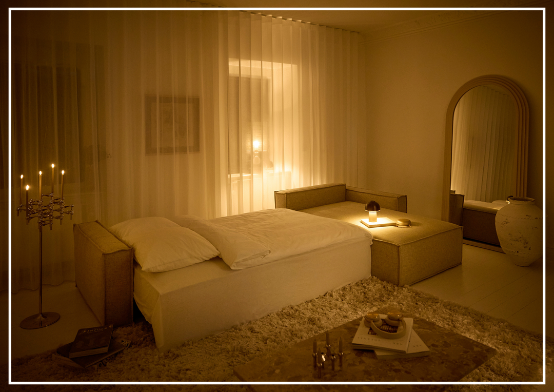 Innovation Living Newilla Fabric L-Shape Sectional Sleeper Sofa-sofabed.com