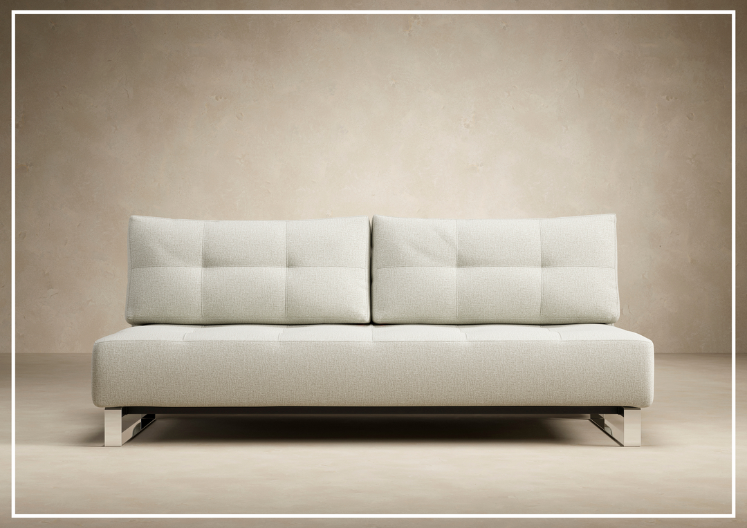 Innovation Living Supremax 2-Seater Fabric Sleeper Sofa with Ottoman-SOFABED