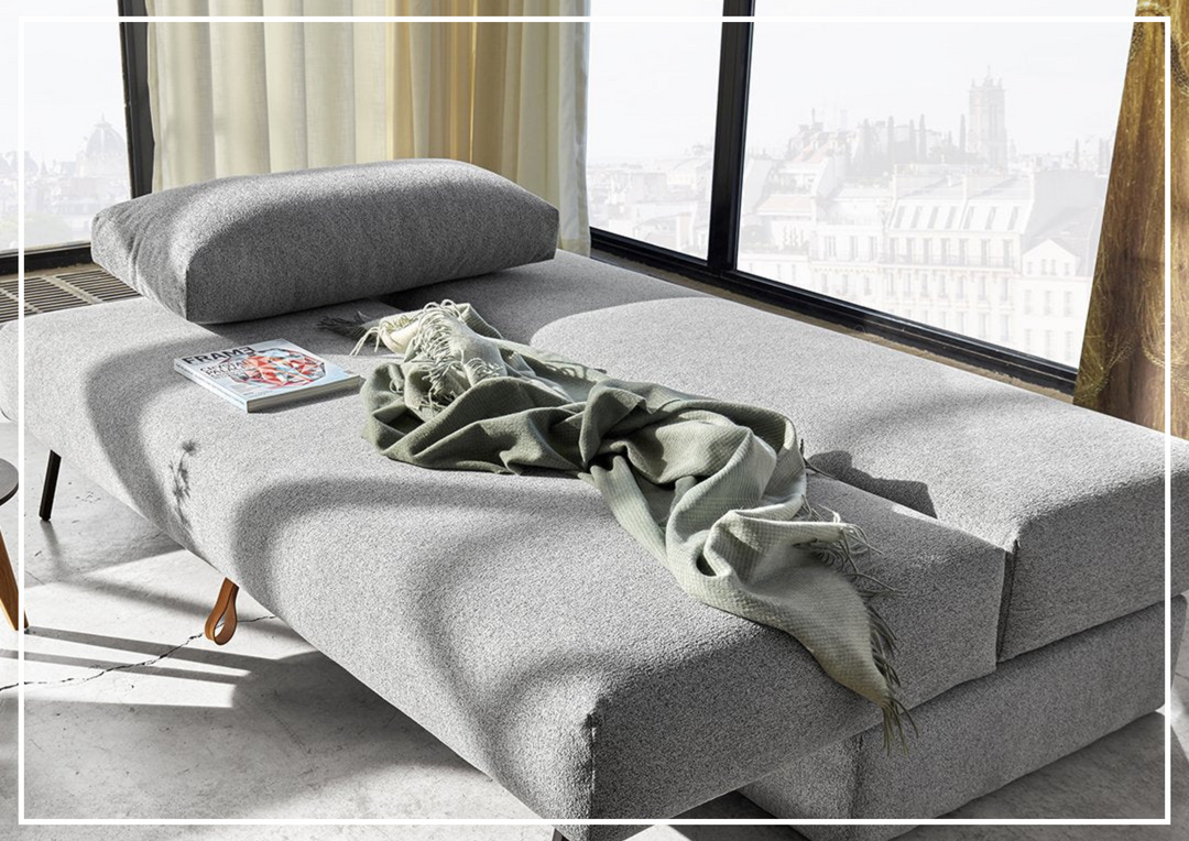 Innovation Living Osvald 2-Seater Fabric Sleeper Sofa-SOFABED