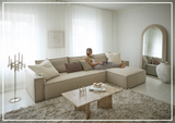 Innovation Living Newilla Fabric L-Shape Sectional Sleeper Sofa-sofabed.com