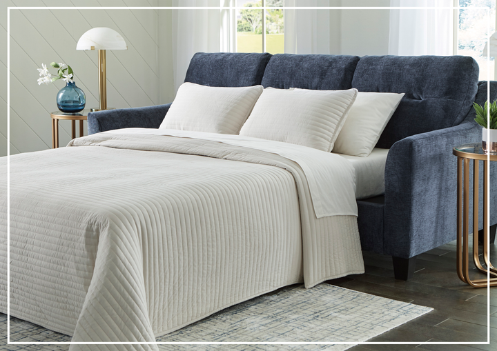 Gio Italia Ammonite Queen Sofa Sleeper with chaise