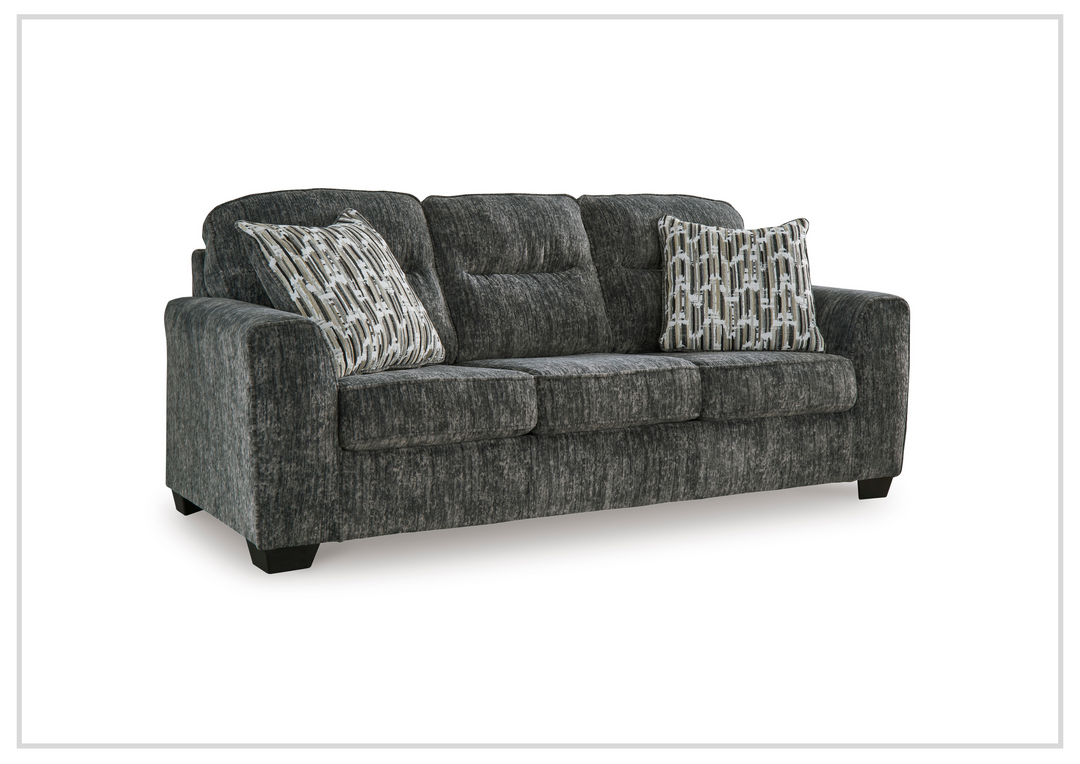Gio Italia Lucino Fabric Sofa in Gray
