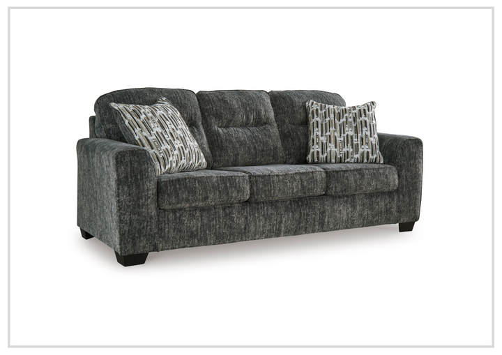 Gio Italia Lucino Fabric Sofa in Gray