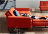 Innovation Living Dublexo Styletto 2-Seater Fabric Sofa Bed With Three Color Option-SOFABED