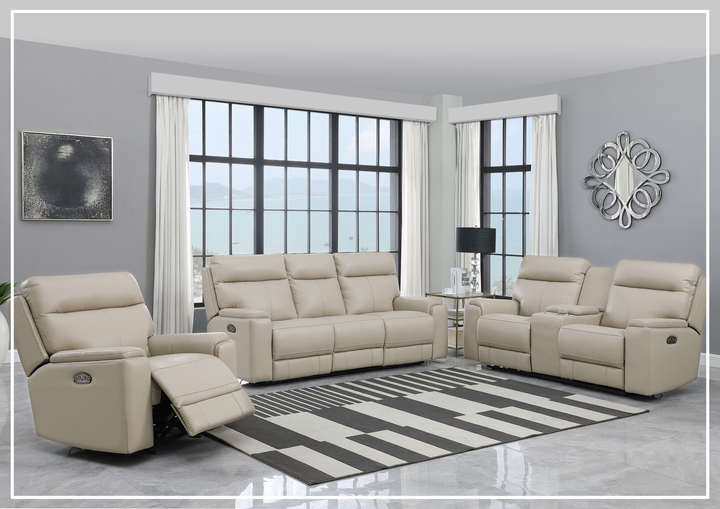 Gio Italia Bruna 3-Seater Leather Power Reclining Sofa