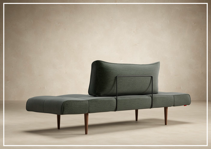 Innovation Living Zeal 2-Seater Fabric Sofa Daybed With Three Color Option-SOFABED