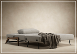 Innovation Living Cubed Fabric 2-Seater Queen Sized Sleeper Sofa-SOFABED