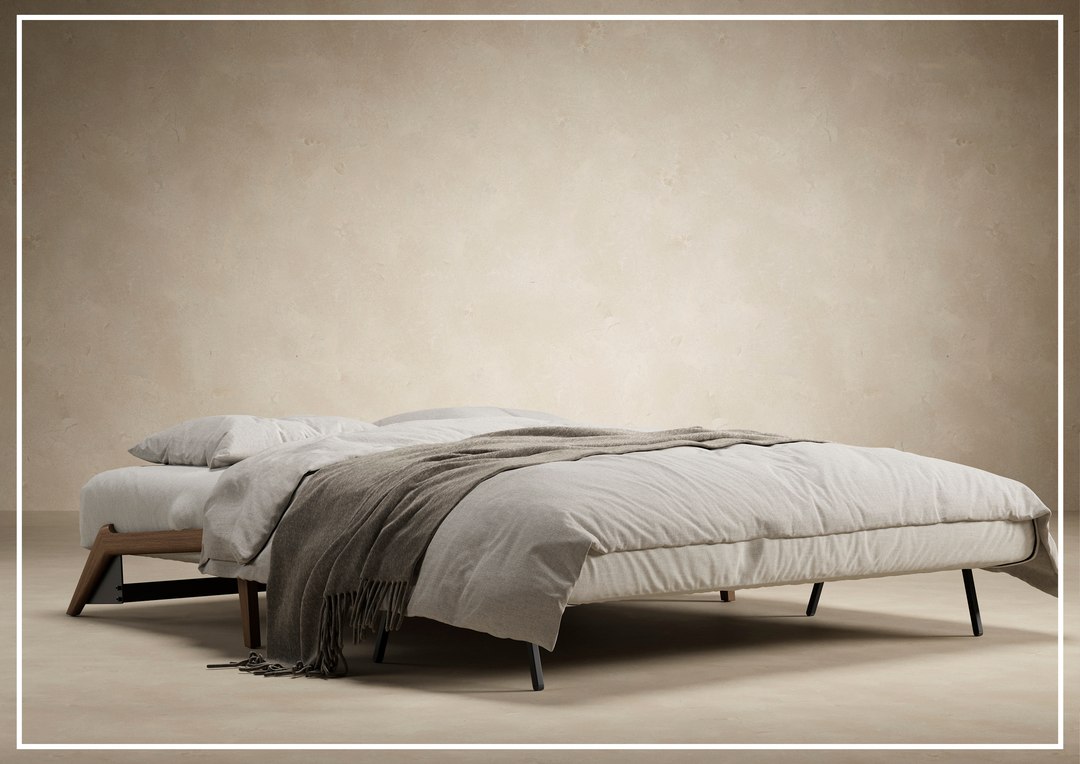 Innovation Living Cubed Fabric 2-Seater Queen Sized Sleeper Sofa-SOFABED