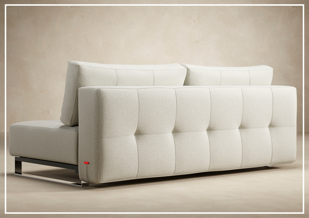 Innovation Living Supremax 2-Seater Fabric Sleeper Sofa with Ottoman-SOFABED