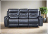 Gio Italia Home Baldwin Power Reclining Leather 3-Seater Sofa - Sofabed