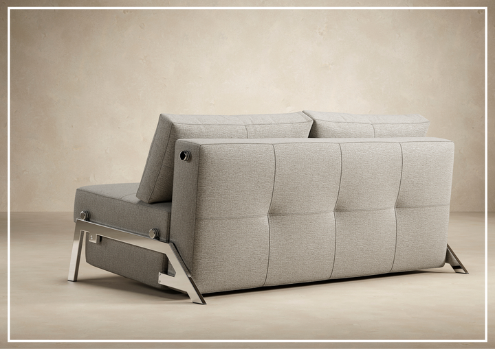 Innovation Living Cubed Fabric 2-Seater Queen Sized Sleeper Sofa-SOFABED