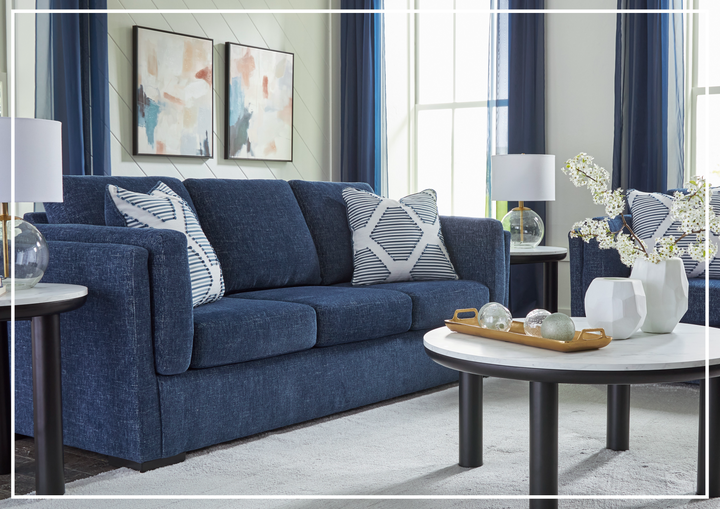 Gio Italia Eliano 3 Seater Fabric  Sofa