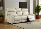 Gio Italia Bruna 3-Seater Leather Power Reclining Sofa