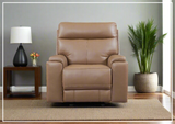 Gio Italia Bruna Leather Power Reclining Glider Chair- Sofabed.com