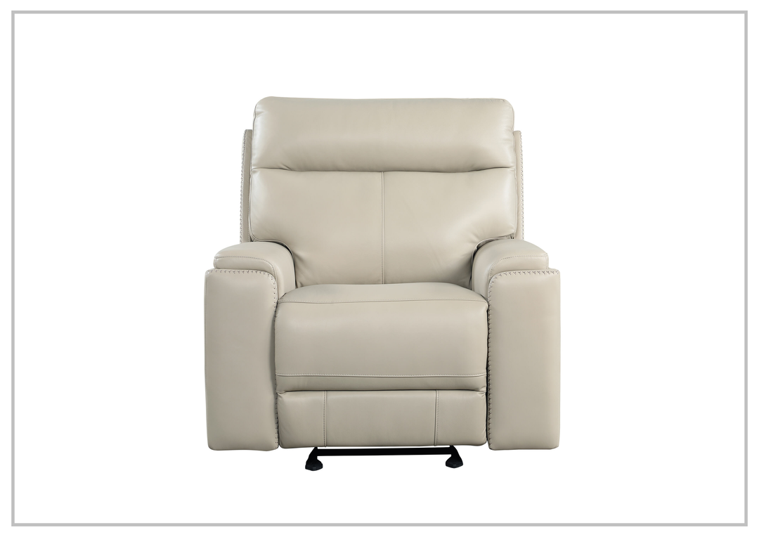 Gio Italia Bruna Leather Power Reclining Glider Chair