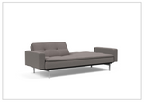 Innovation Living Dublexo 2-Seater Fabric Sofa Bed With Stainless Steel Legs-SOFABED