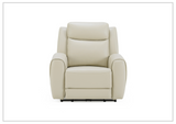 Gio Italia Wonder Power Recliner Chair In Leather and Fabric Options-SOFABED