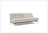 Innovation Living Dublexo 2-Seater Fabric Sofa Bed With Stainless Steel Legs-SOFABED