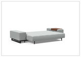 Innovation Living Grand DEL 2-Seater Fabric Sleeper Sofa with Ottoman-SOFABED