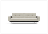 Innovation Living Dublexo 2-Seater Fabric Sofa Bed With Stainless Steel Legs-SOFABED