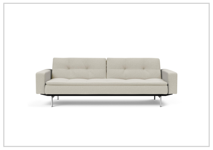 Innovation Living Dublexo 2-Seater Fabric Sofa Bed With Stainless Steel Legs-SOFABED