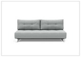 Innovation Living Supremax 2-Seater Fabric Sleeper Sofa with Ottoman-SOFABED