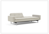 Innovation Living Dublexo 2-Seater Fabric Sofa Bed With Stainless Steel Legs-SOFABED