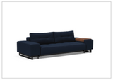 Innovation Living Grand DEL 2-Seater Fabric Sleeper Sofa with Ottoman-SOFABED