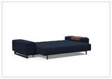 Innovation Living Grand DEL 2-Seater Fabric Sleeper Sofa with Ottoman-SOFABED