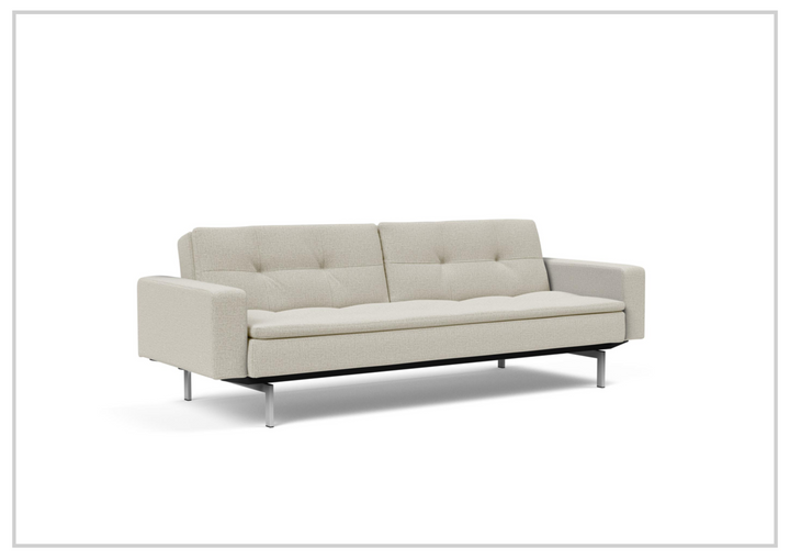 Innovation Living Dublexo 2-Seater Fabric Sofa Bed With Stainless Steel Legs-SOFABED