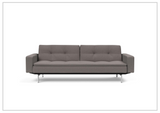 Innovation Living Dublexo 2-Seater Fabric Sofa Bed With Stainless Steel Legs-SOFABED