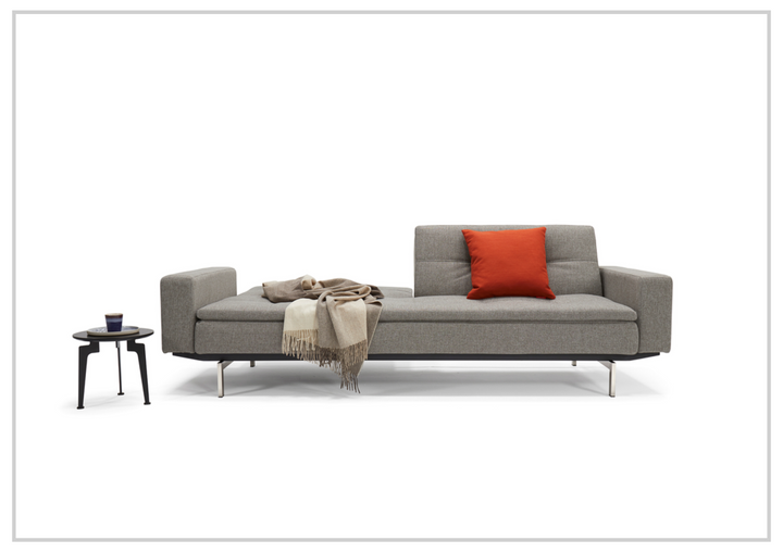 Innovation Living Dublexo 2-Seater Fabric Sofa Bed With Stainless Steel Legs-SOFABED