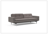 Innovation Living Dublexo 2-Seater Fabric Sofa Bed With Stainless Steel Legs-SOFABED