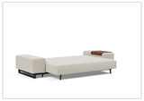 Innovation Living Grand DEL 2-Seater Fabric Sleeper Sofa with Ottoman-SOFABED