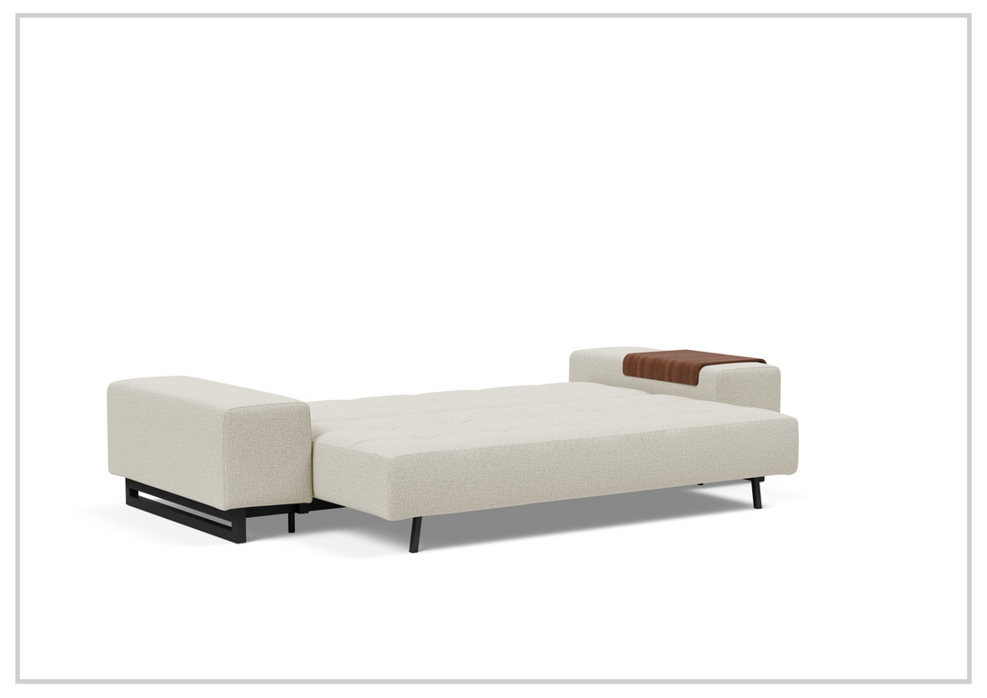Innovation Living Grand DEL 2-Seater Fabric Sleeper Sofa with Ottoman-SOFABED