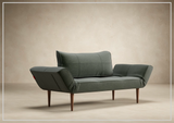 Innovation Living Zeal 2-Seater Fabric Sofa Daybed With Three Color Option-SOFABED