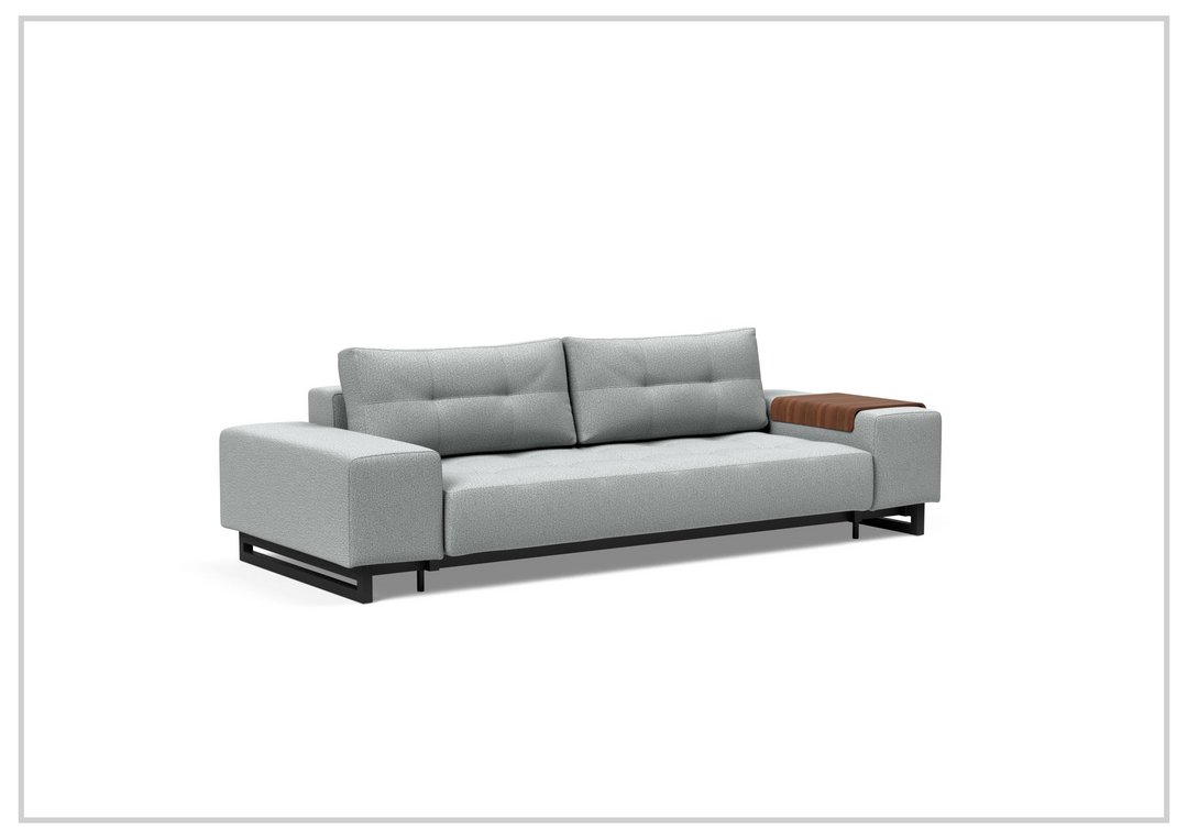 Innovation Living Grand DEL 2-Seater Fabric Sleeper Sofa with Ottoman-SOFABED